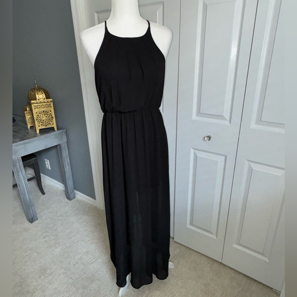 NWT Blue Rain (Francesca’s) | Women’s maxi dress | Size M | Black